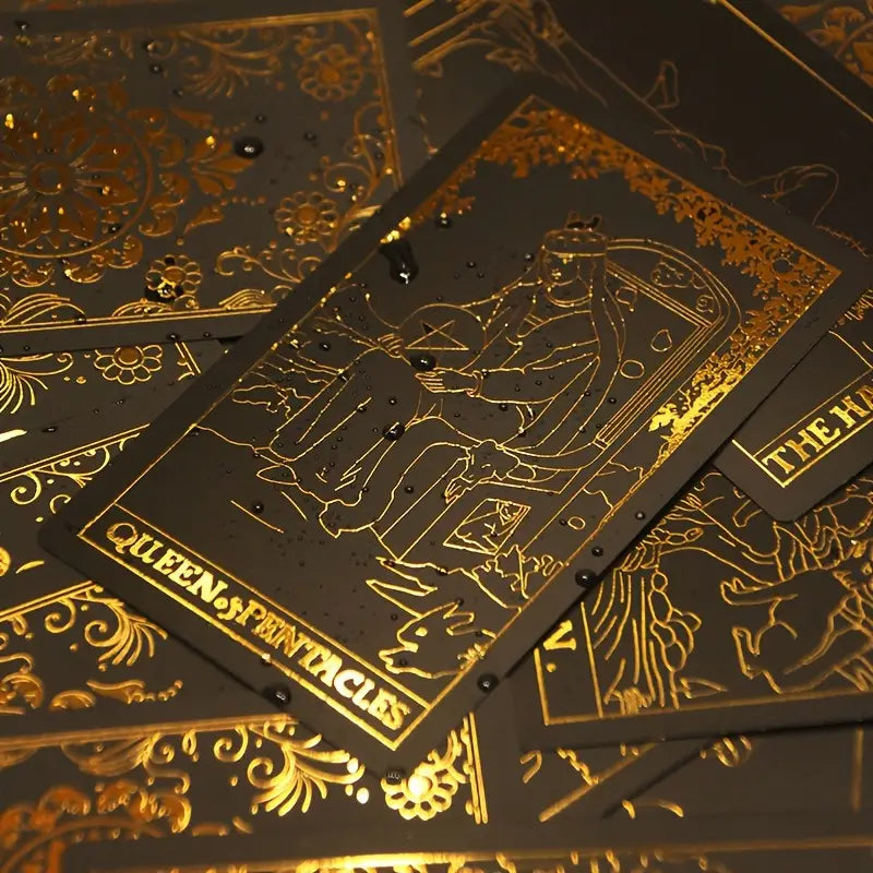 Black & Golden Foil A.E. Waite Tarot Deck
