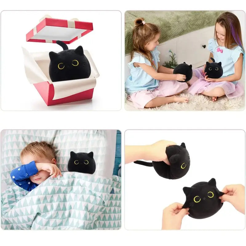 Adorable Black Cat Stuffy