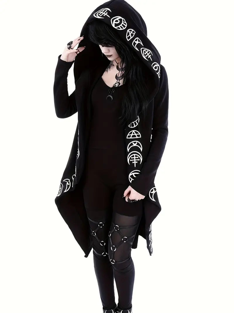 Witchy Hooded Cardigan
