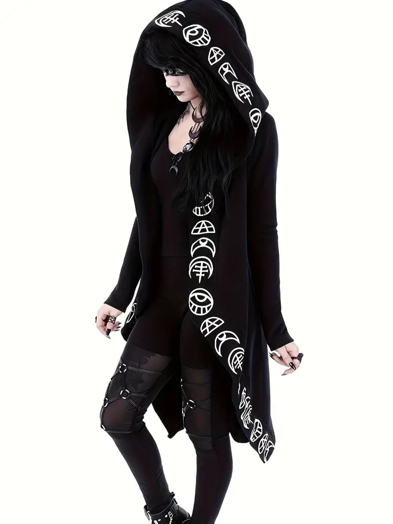 Witchy Hooded Cardigan