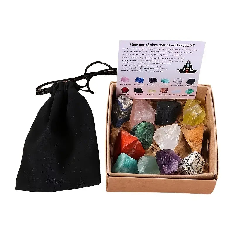 12 Piece Healing Crystal Stones