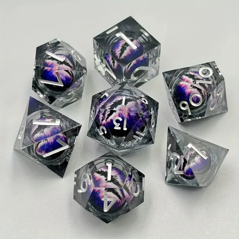 7pc Dragon King's Eye Dice Set