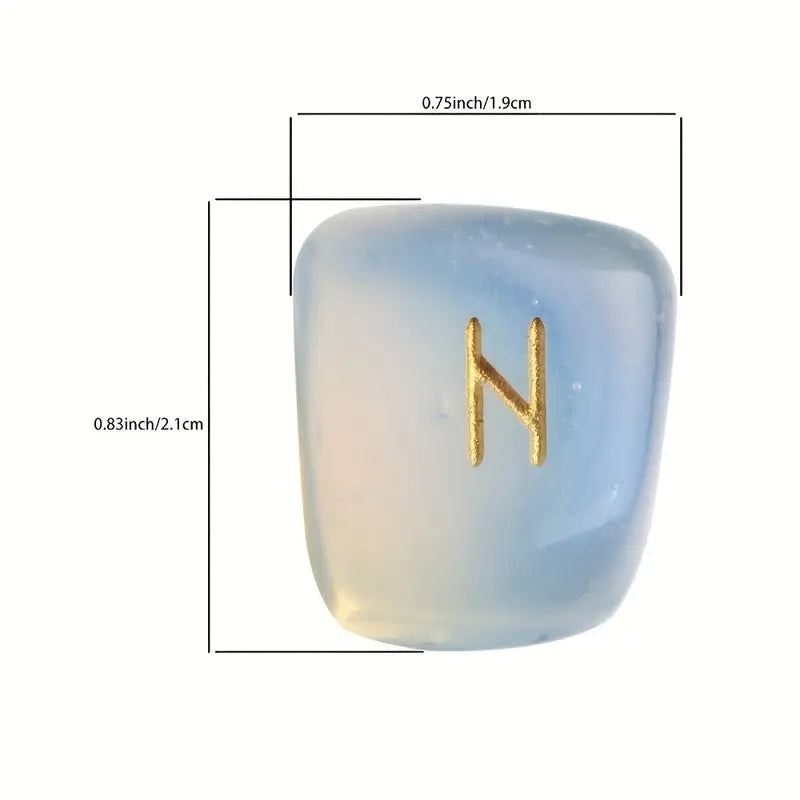 Opalite Rune Set