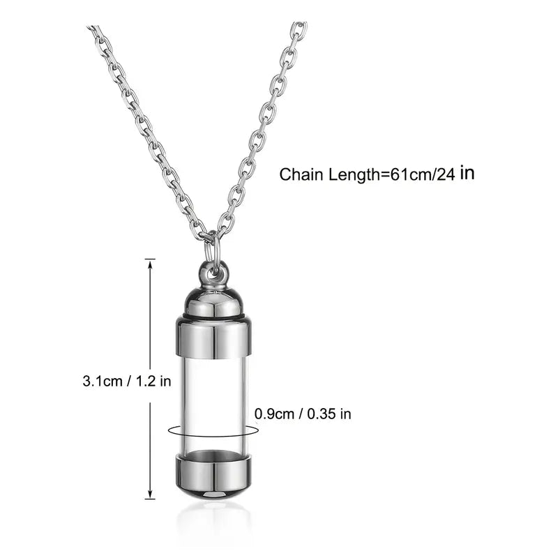 Glass Vial Necklace