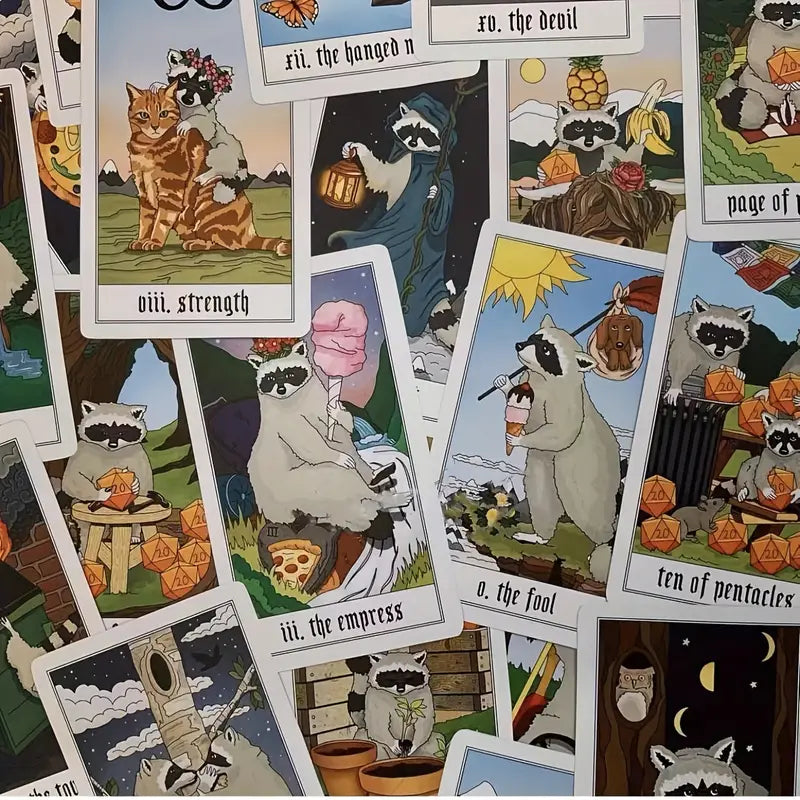 Trash Panda Tarot Deck