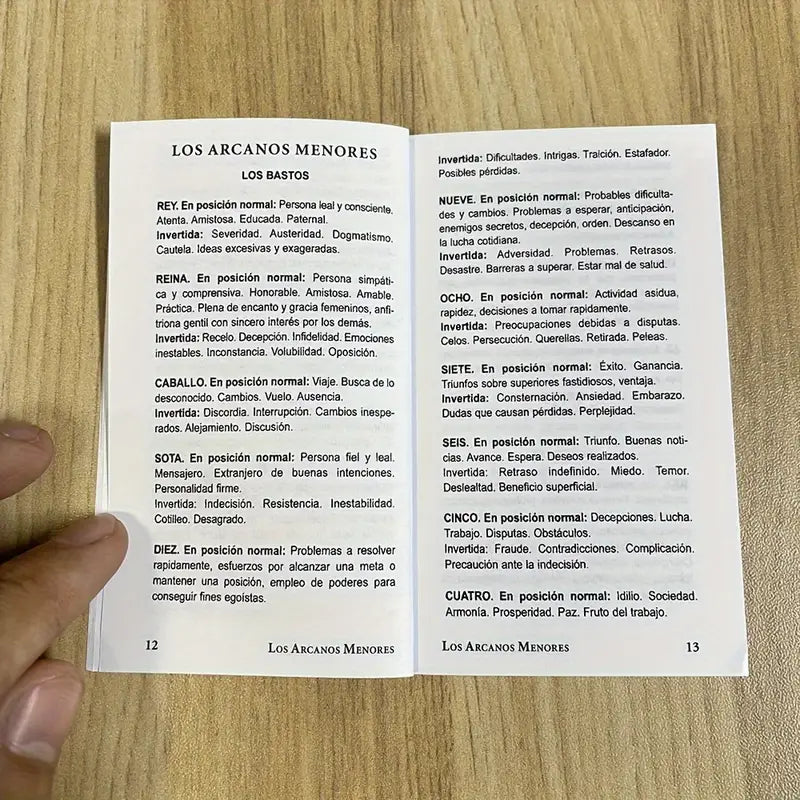 Golden Foil A.E. Waite Tarot Deck In Spanish And English