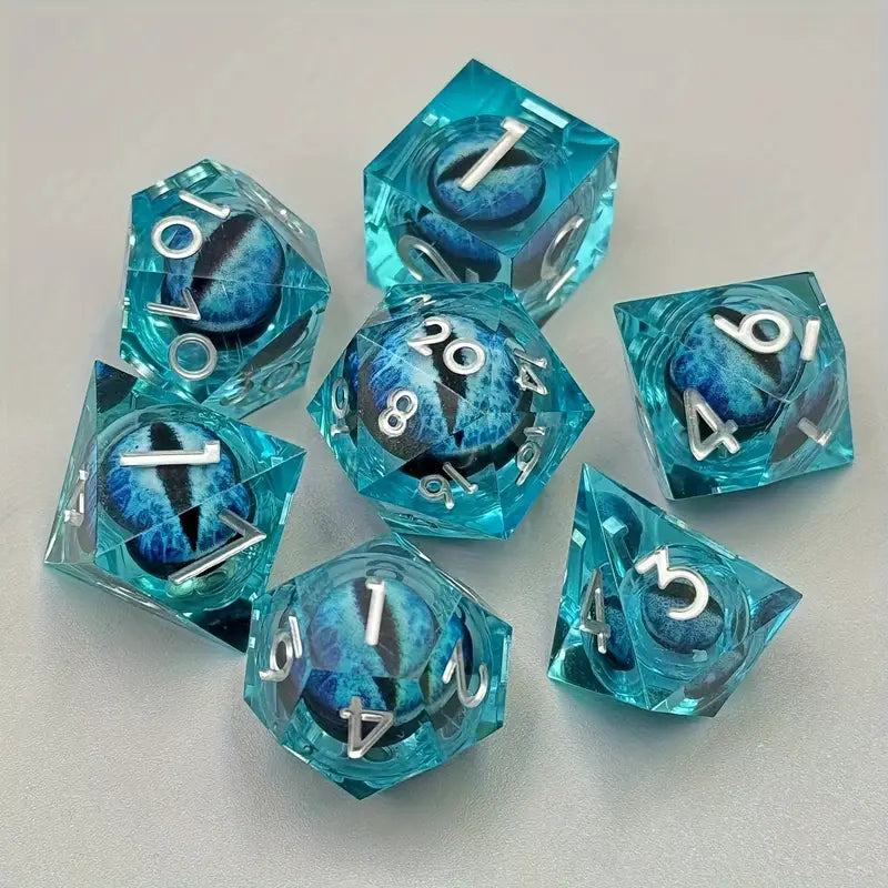7pc Dragon King's Eye Dice Set