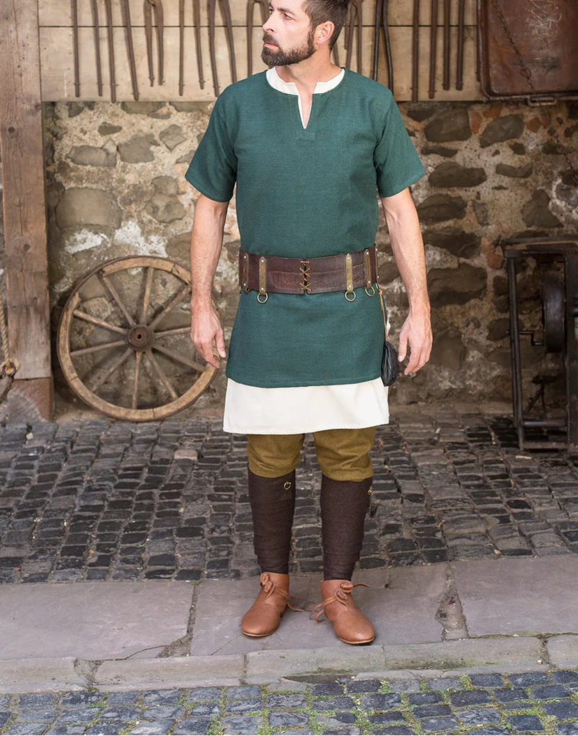 Short Sleeve Cotton Viking Tunic (Aegir)