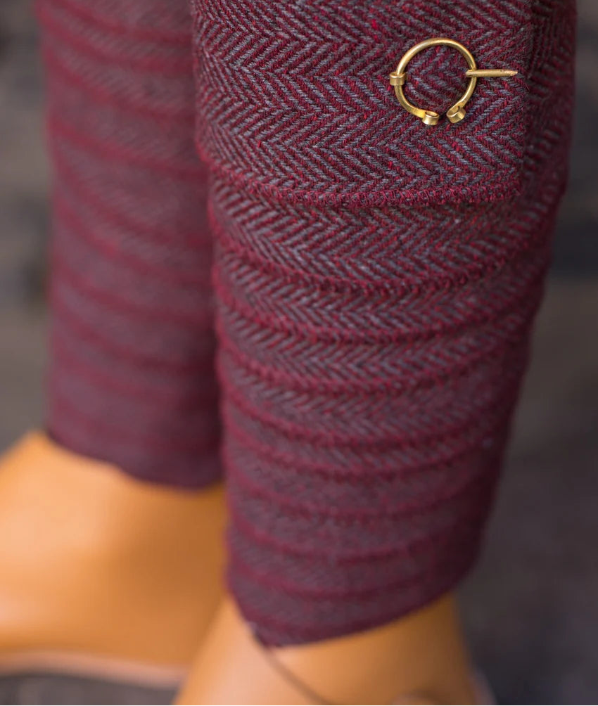 Herringbone Wool Leg Wraps (Asgar)