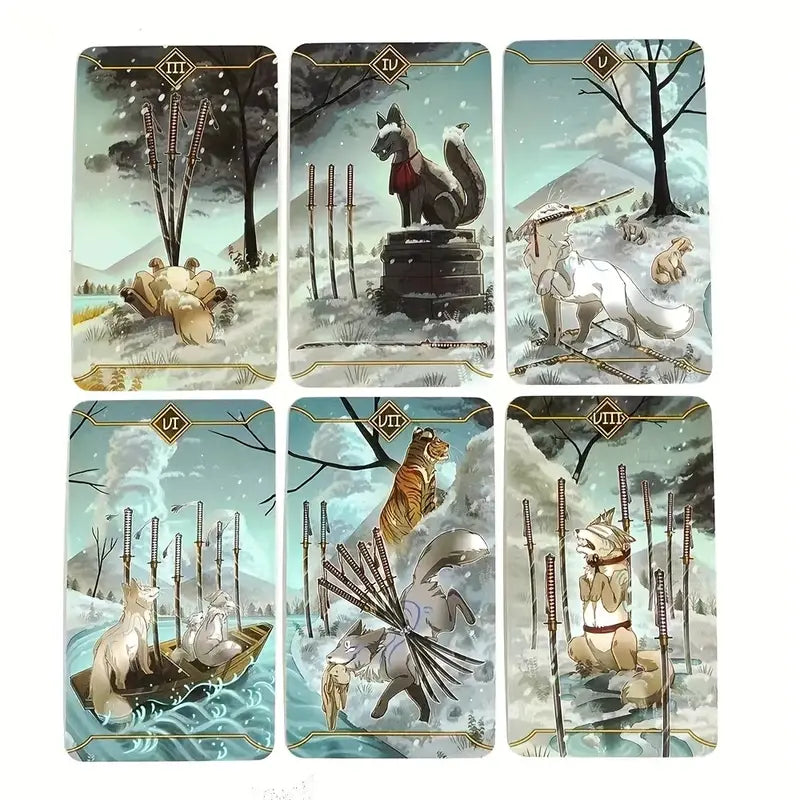 Seasonal Fox Tarot Deck