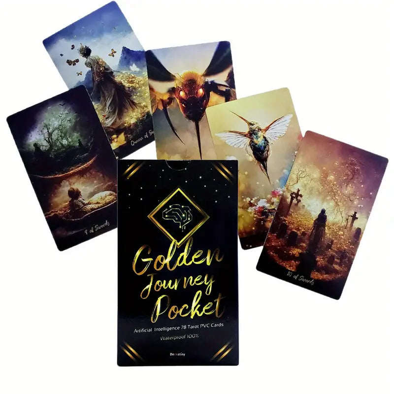 Golden Journey Pocket Tarot Deck