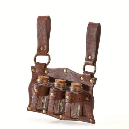 3-Pocket Potion Bottle Belt Pouch