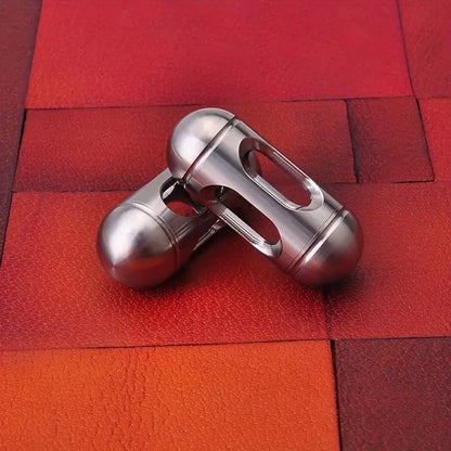 EDC Fidget Clicker Toy Metal Capsule Steel Ball Rotating