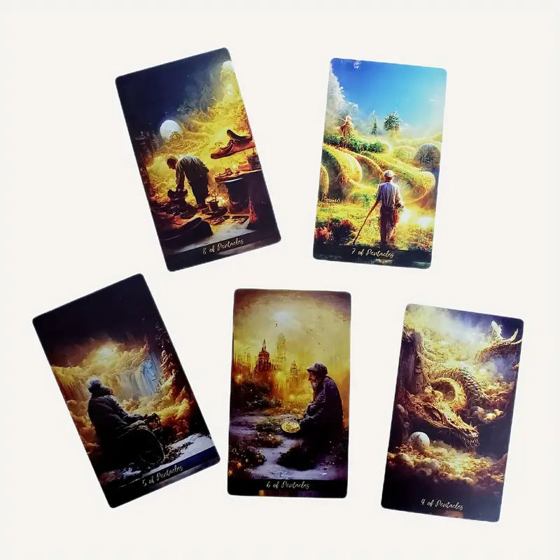 Golden Journey Pocket Tarot Deck