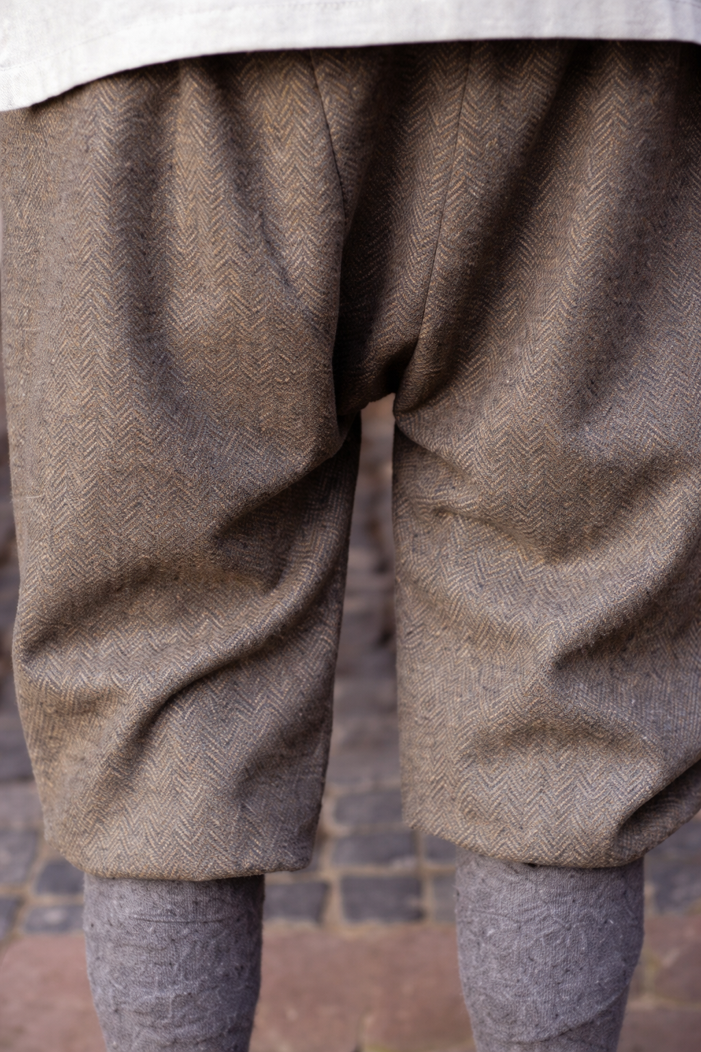 Herringbone Woven Cloth Rus Pants (Tilda)