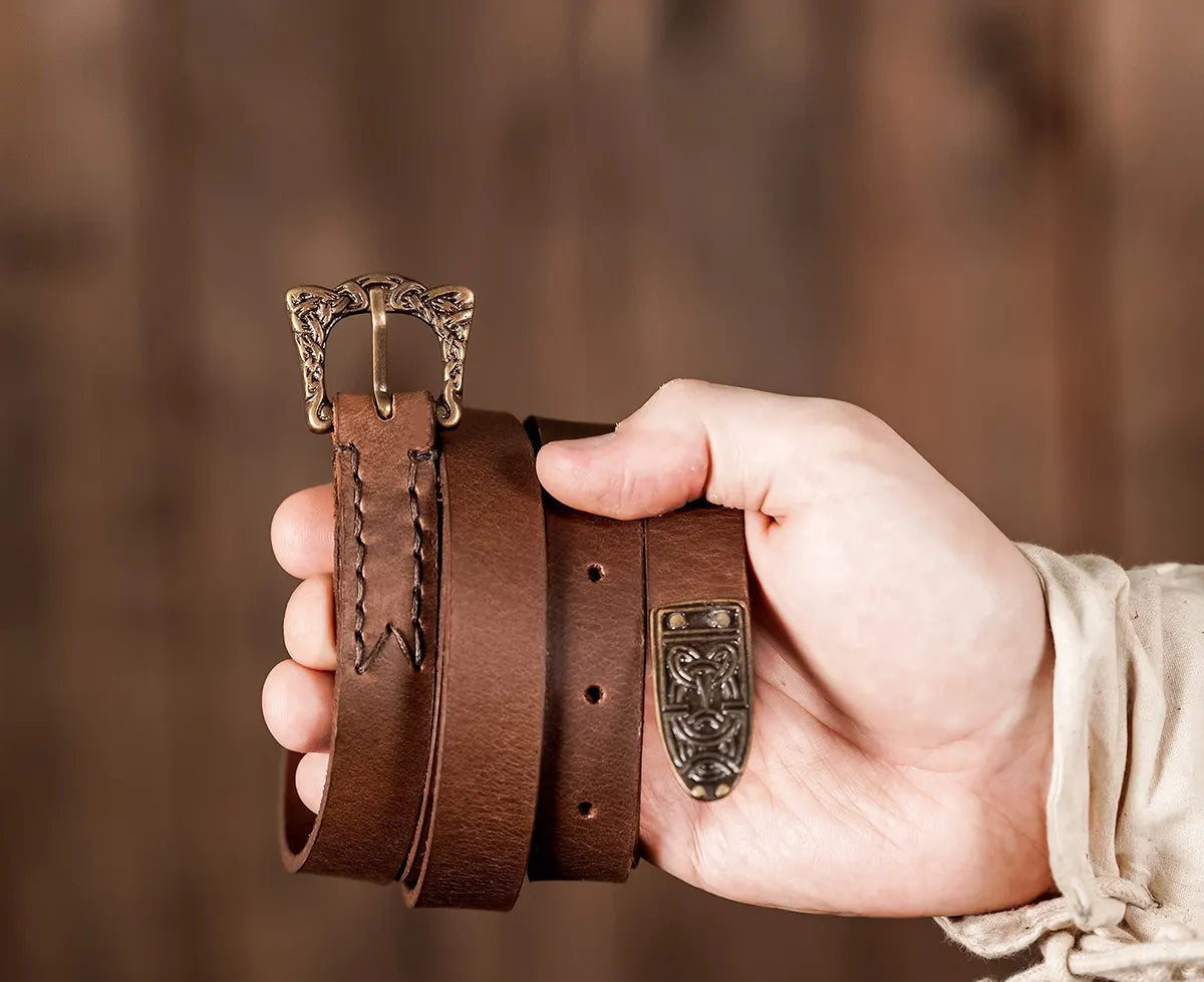 Birka Viking Leather Belt