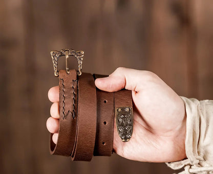 Birka Viking Leather Belt