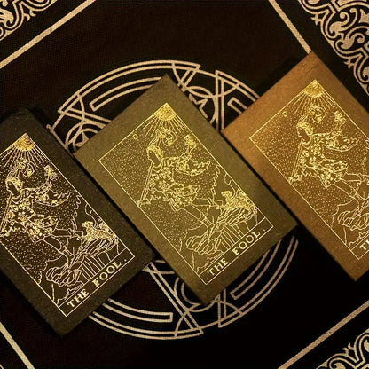 Black & Golden Foil A.E. Waite Tarot Deck