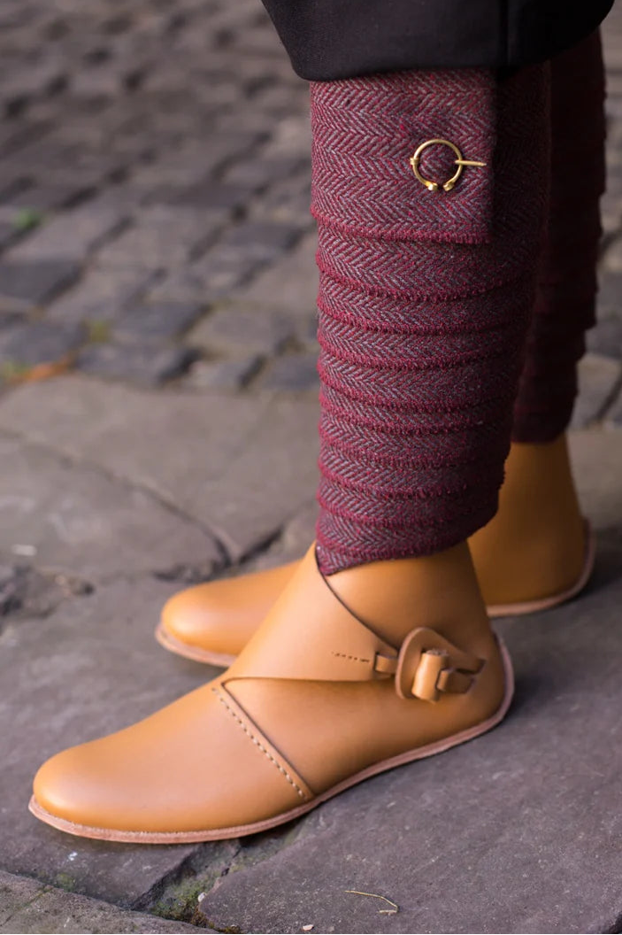 Herringbone Wool Leg Wraps (Asgar)