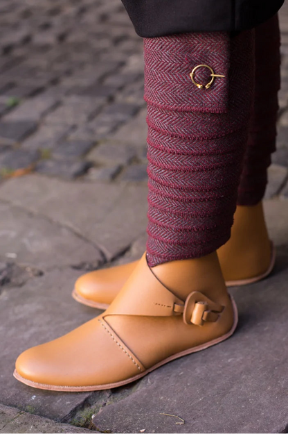 Herringbone Wool Leg Wraps (Asgar)
