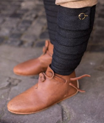 Herringbone Wool Leg Wraps (Asgar)