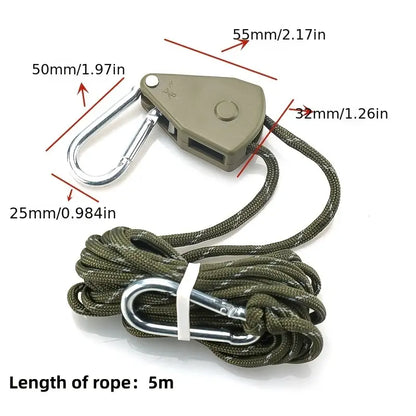 Adjustable Metal Pulley Rope