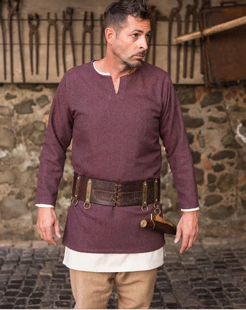 Herringbone Woven Cloth Viking Tunic (Tyr)