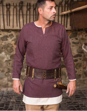 Herringbone Woven Cloth Viking Tunic (Tyr)