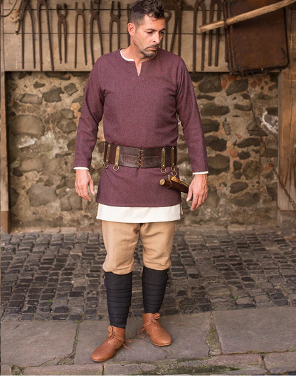 Herringbone Woven Cloth Viking Tunic (Tyr)