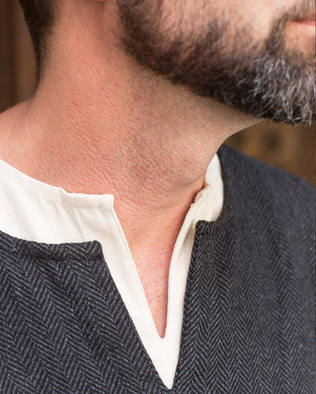 Herringbone Woven Cloth Viking Tunic (Tyr)