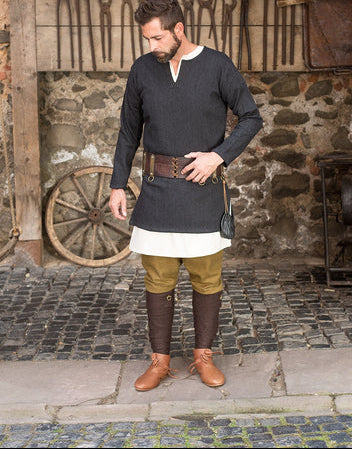 Herringbone Woven Cloth Viking Tunic (Tyr)